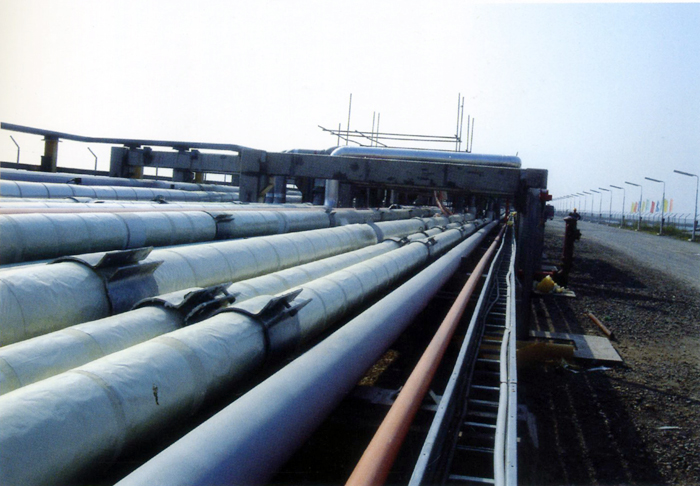 中海油壳牌80万吨乙烯工程东联码头管道冷保温工程